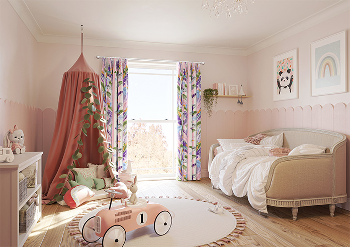 Palm Springs, Pink Stripe - Made To Measure Curtains - Image 8